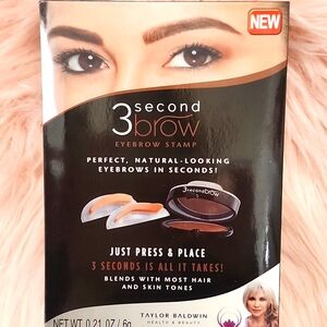 Brand New 3 SECOND BROW EYEBROW STAMP